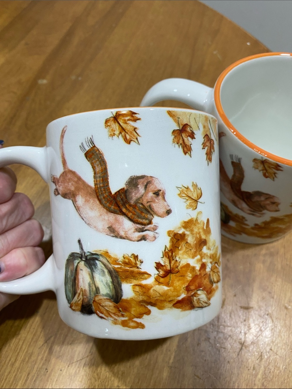 NWOT.  Set of 2, Certified International, 24 oz., ceramic mugs.